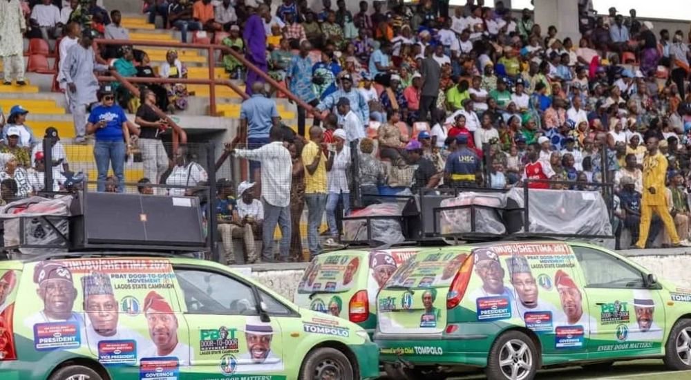 ‘Avoid 2023 Mistake’ – Tompolo Tells Lagosians, Unveils 57 Tinubu Campaign Vehicles