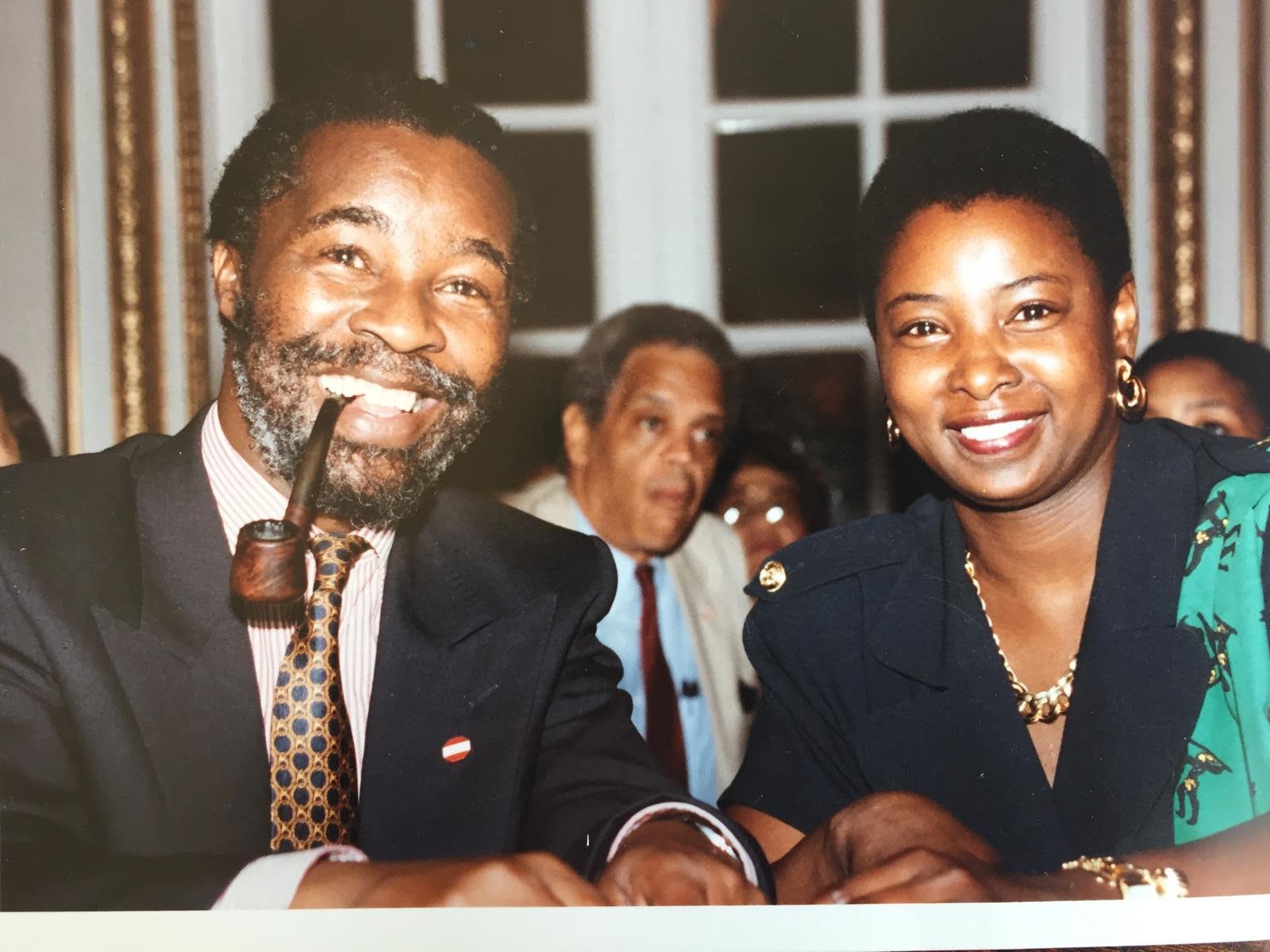 Thabo Mbeki and Philani Vilakazi During Nelson Mandela’s Historic 1990 Visit to the USA