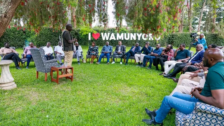 Gachagua Speaks After Meeting Linda Mwananchi Leaders at Wamunyoro