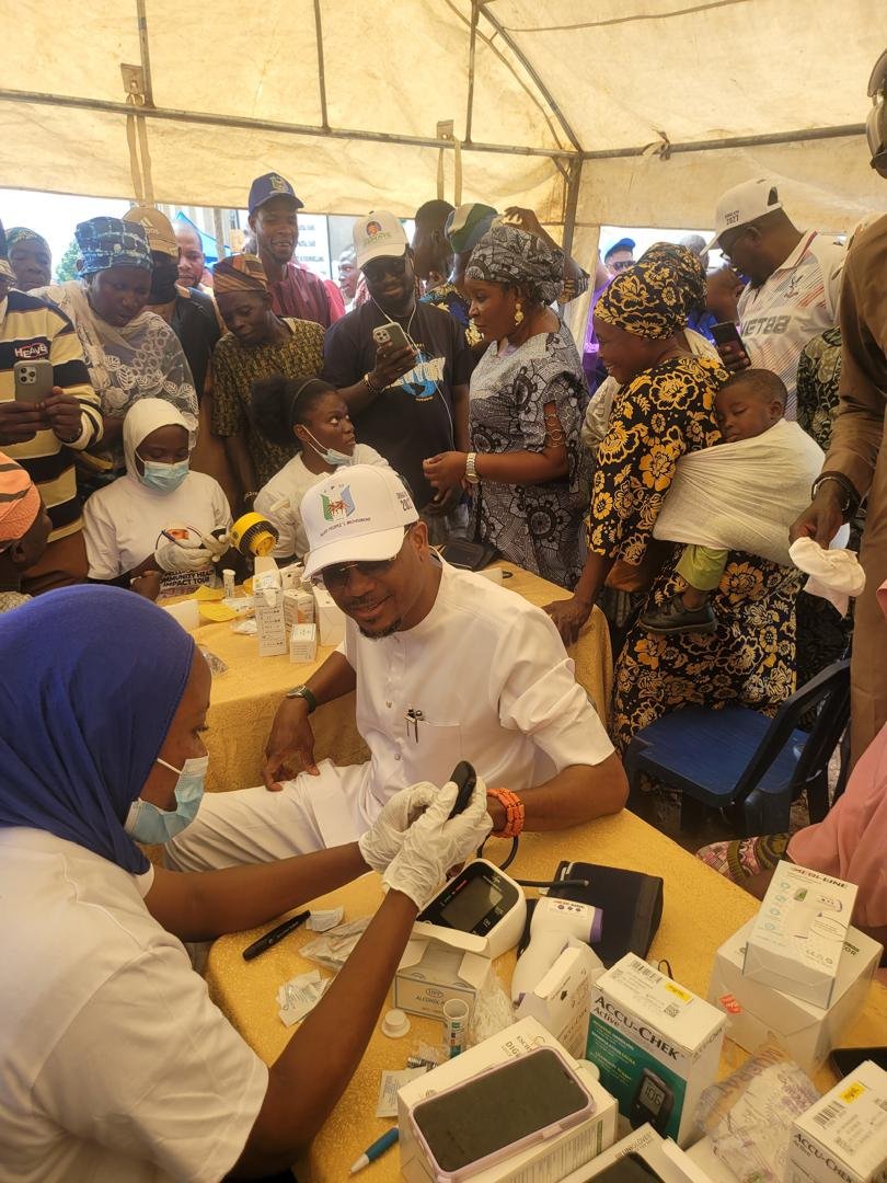 Shina Peller Flags Off Free Healthcare Tour in Oyo North, Begins in Iseyin