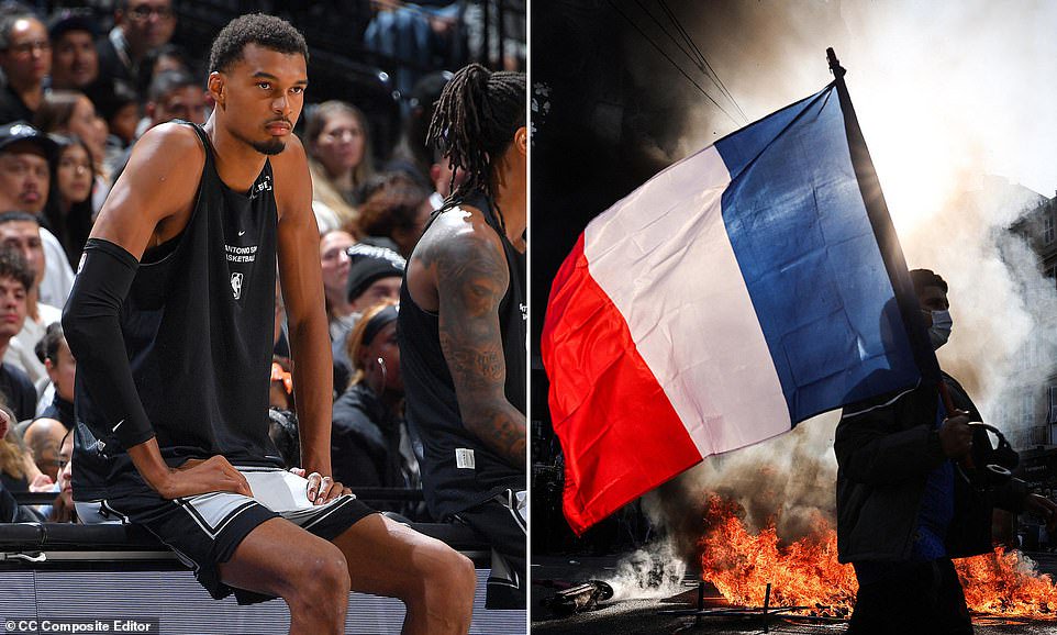 French mayor accuses Victor Wembanyama of backing violent riots