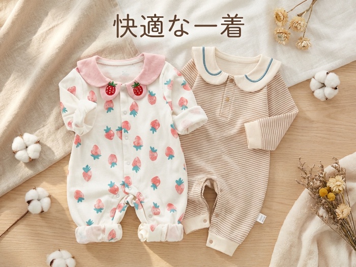 赤ちゃんにぴったりのロンパース特集
