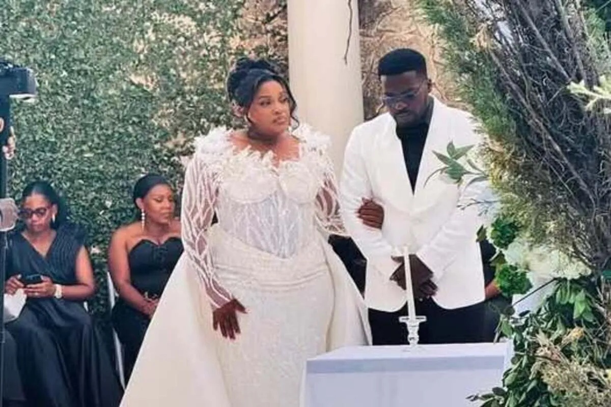 Former Kaizer Chiefs Striker Kingston Nkhatha Marries Kwekwe United CEO Bridgette Mudhosi