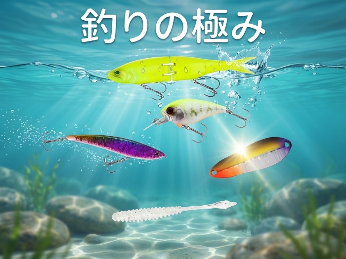 魅力のルアーでフィッシングを楽しもう！