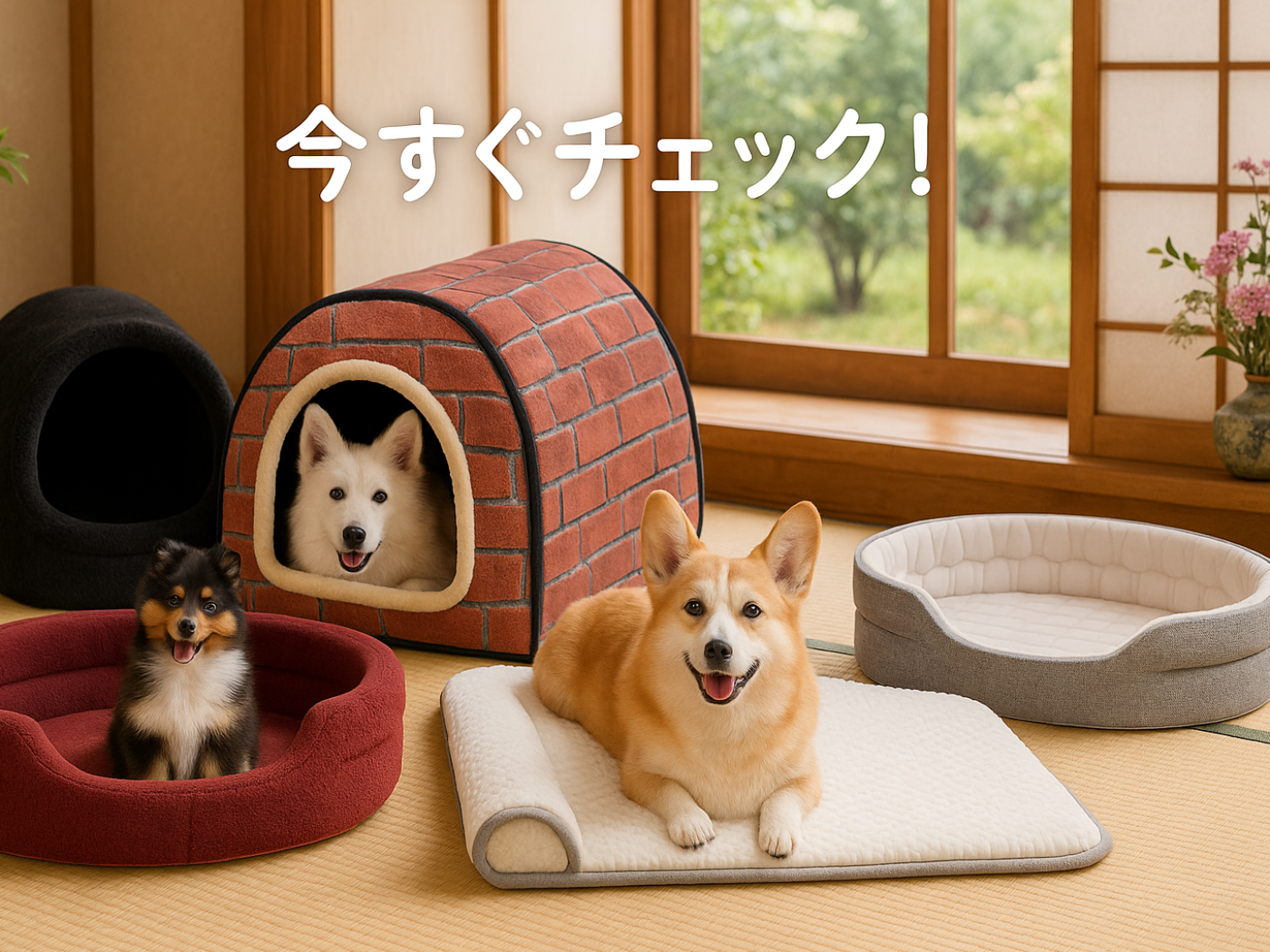 あなたのペットも満足！快適なペットベッド特集