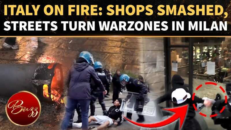 Italy Inferno Worsens: Supermarkets Smashed, Vehicles TORCHED As Mobs Run Riot In Milan| VIDEO