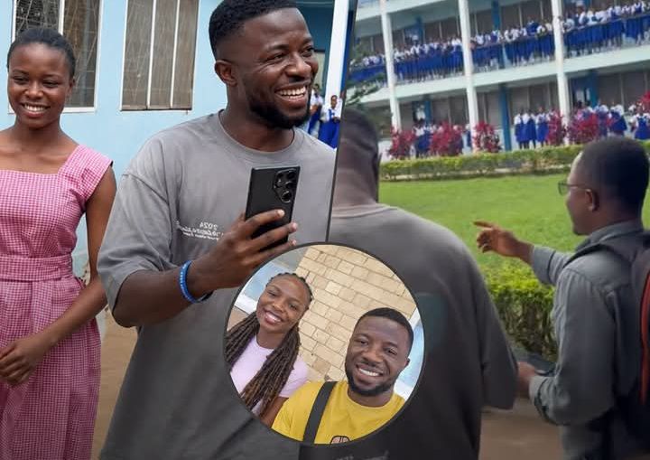 He Is a Present Father – Kwaku Manu Receives Hero’s Welcome at Daughter’s School