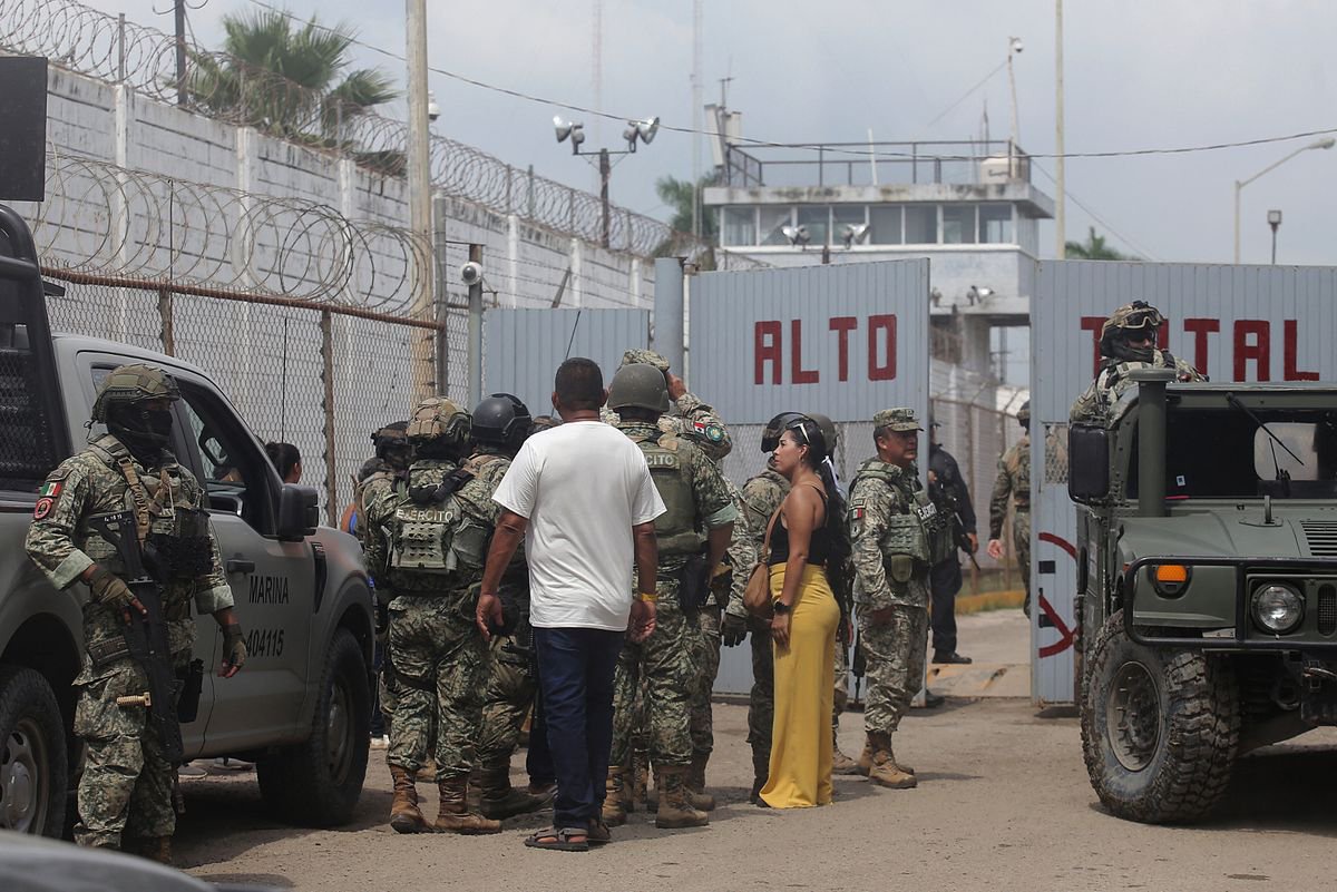 Innocent toddler dies in prison brawl as inmates open fire during visiting hours