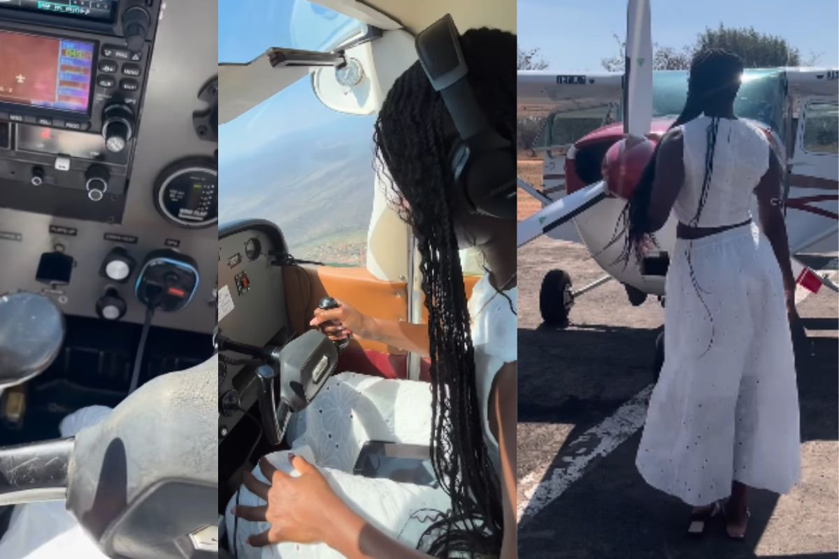 WATCH: Zambian pilot flies to Limpopo just for lunch and a swim, Mzansi reacts
