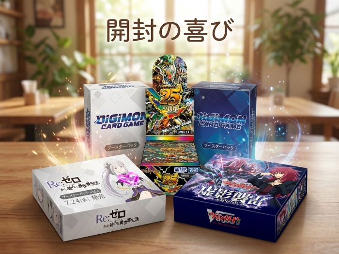 いま開けたい！ワクワクが止まらない最新トレカBOX5選