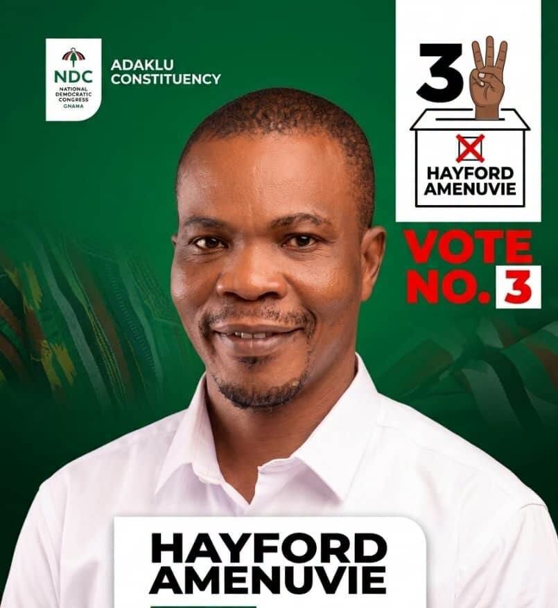 Former Adaklu NDC Secretary Hayford Amenuvie Takes Over Constituency Chairmanship