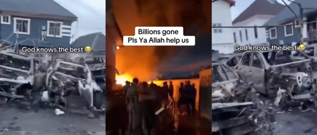 “I Don’t Know Where To Start From” – Car Dealer Recounts Loss As Fire Destroys Over 8 GLEs, Other Exotic Cars Worth Billions Of Naira