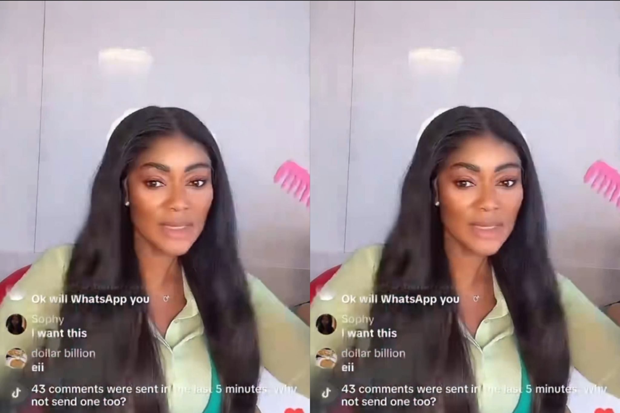 Lady Introduces Most Expensive Wig In The World To Ghanaians, Says It Costs ¢270,000 And ¢300,000