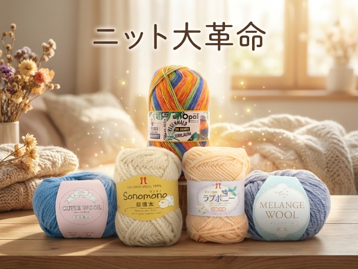 手作りマニア必見！個性豊かな毛糸5選