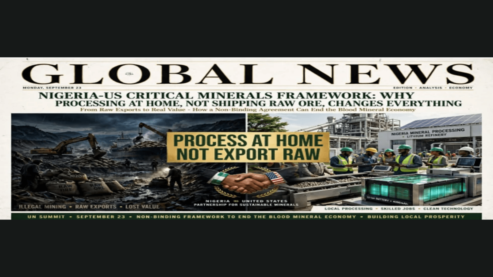 Nigeria-US critical minerals framework: Why processing at home, not shipping raw materials, changes everything