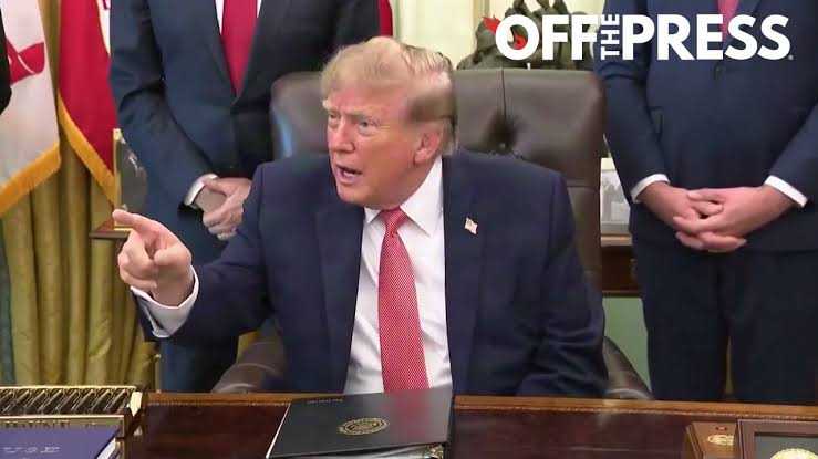 “I don’t know who the hell you are, but you better be careful’ – President Trump snaps at a reporter