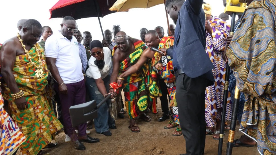 Jomoro MP Dorcas Affo-Toffey Cuts Sod for New Coconut Processing Factory