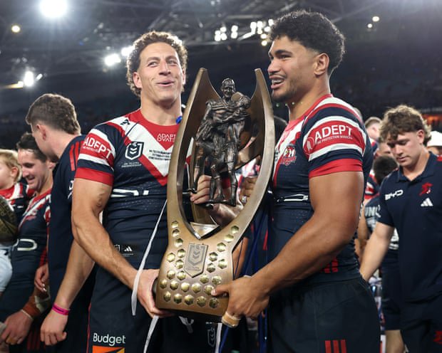 Sydney Roosters hold off brave Newcastle Knights to win thrilling NRL grand final