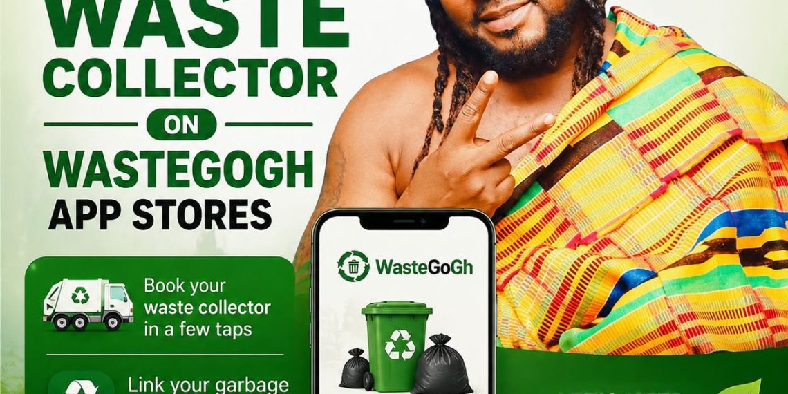 David Kumordzi aka Togbe Ghana launches WasteGoGhana App on The App Stores to connect waste with recycling centres