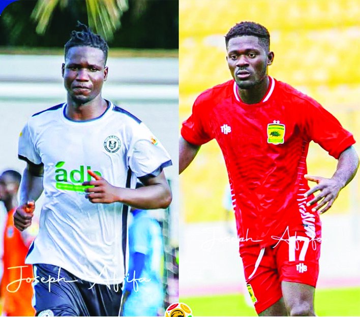 Joe Agyemang applauds Swedru All Blacks players after important win against Kotoko