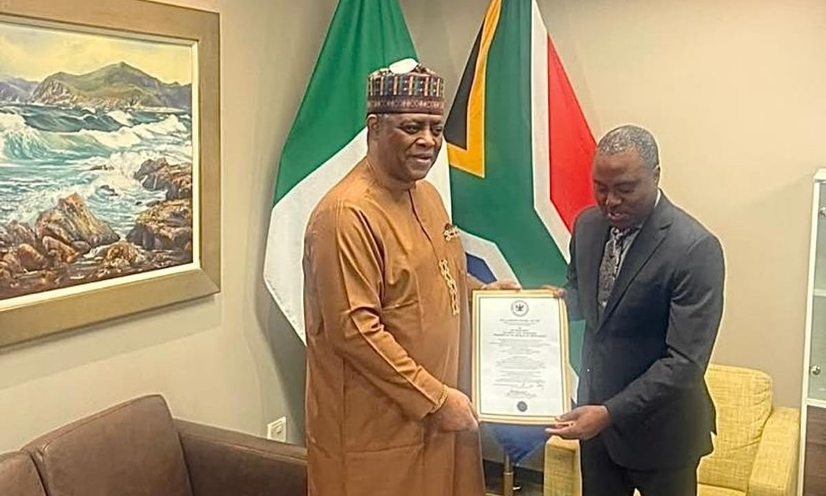 Ambassador role: Fani-Kayode presents Letters of Credence in South Africa