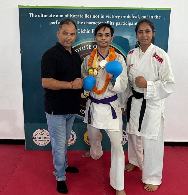 Hoshiarpur karateka wins state medal for third straight year