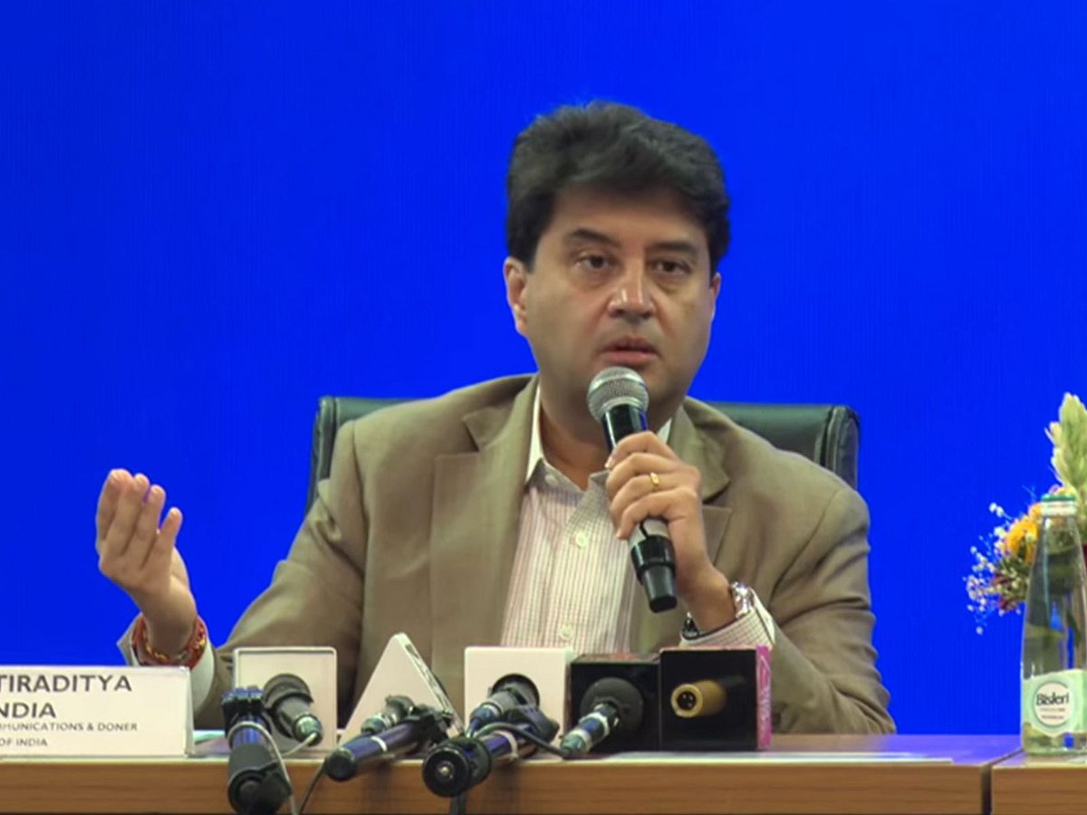 Starlink row: Scindia says three satellite operators have licences, security clearances pending