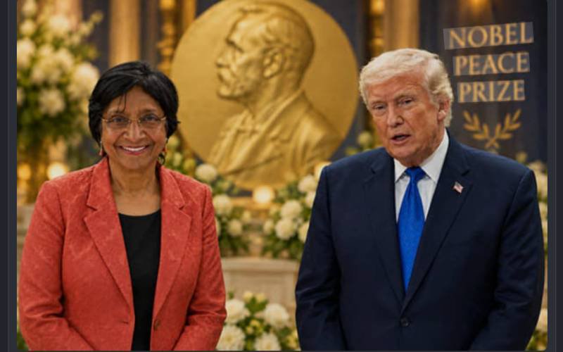 Trump calls Nobel Peace Prize pick ‘disgraceful’