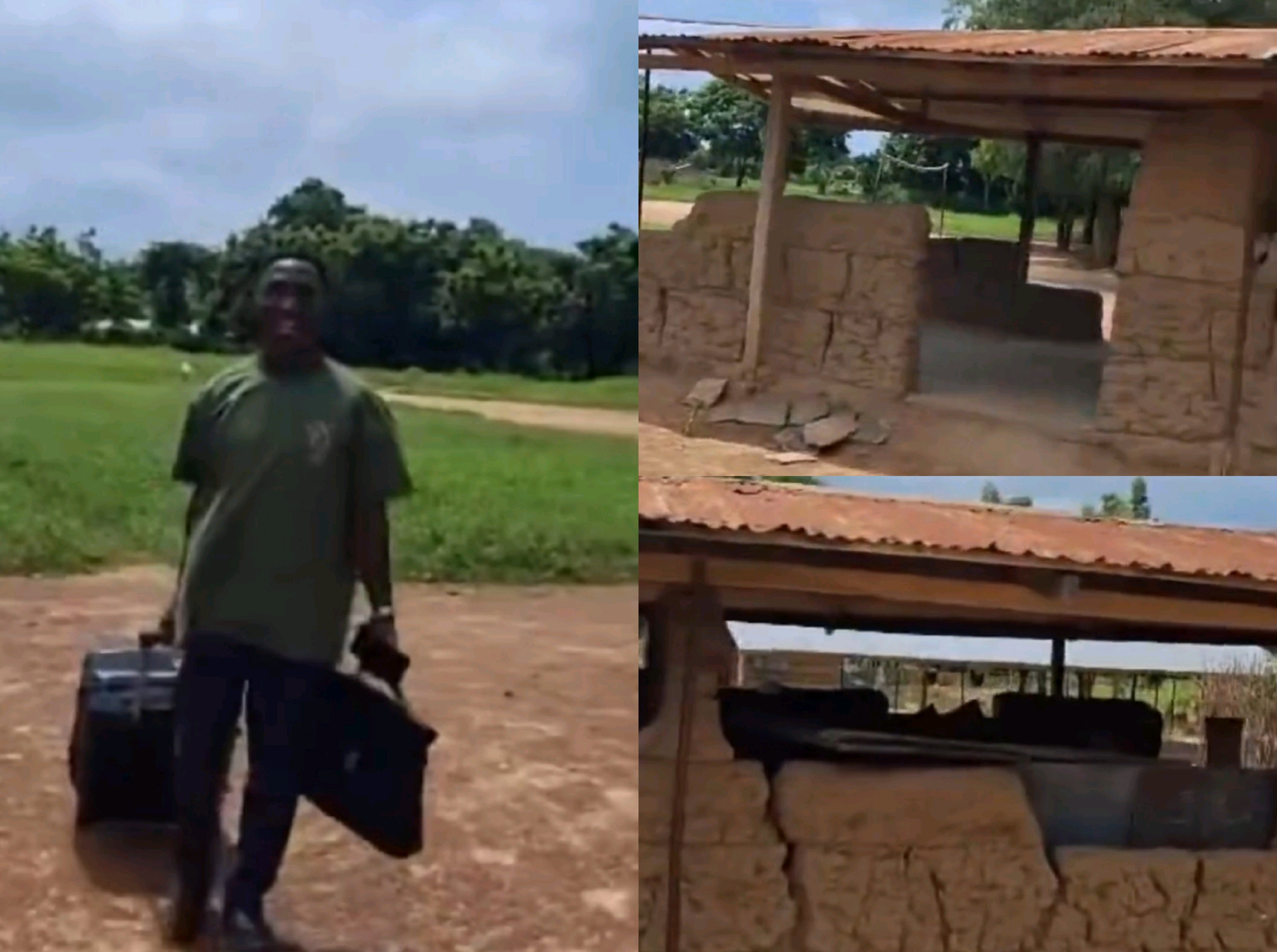 Newly Posted Teacher Surprised to See the School He Was Posted To at Ativikope M/A Basic School