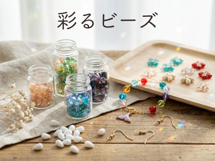 手作りアクセサリーを彩る！個性豊かなビーズ特選5選