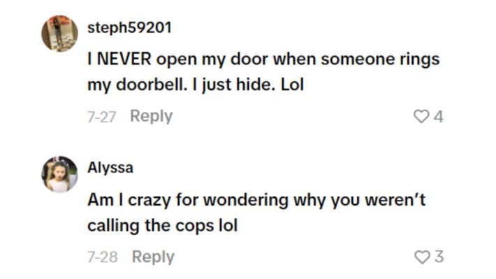 Woman Working From Home Nearly Opened Her Door to a Stranger Who Was Trying to Get In — He Made Disturbing Comments When Confronted