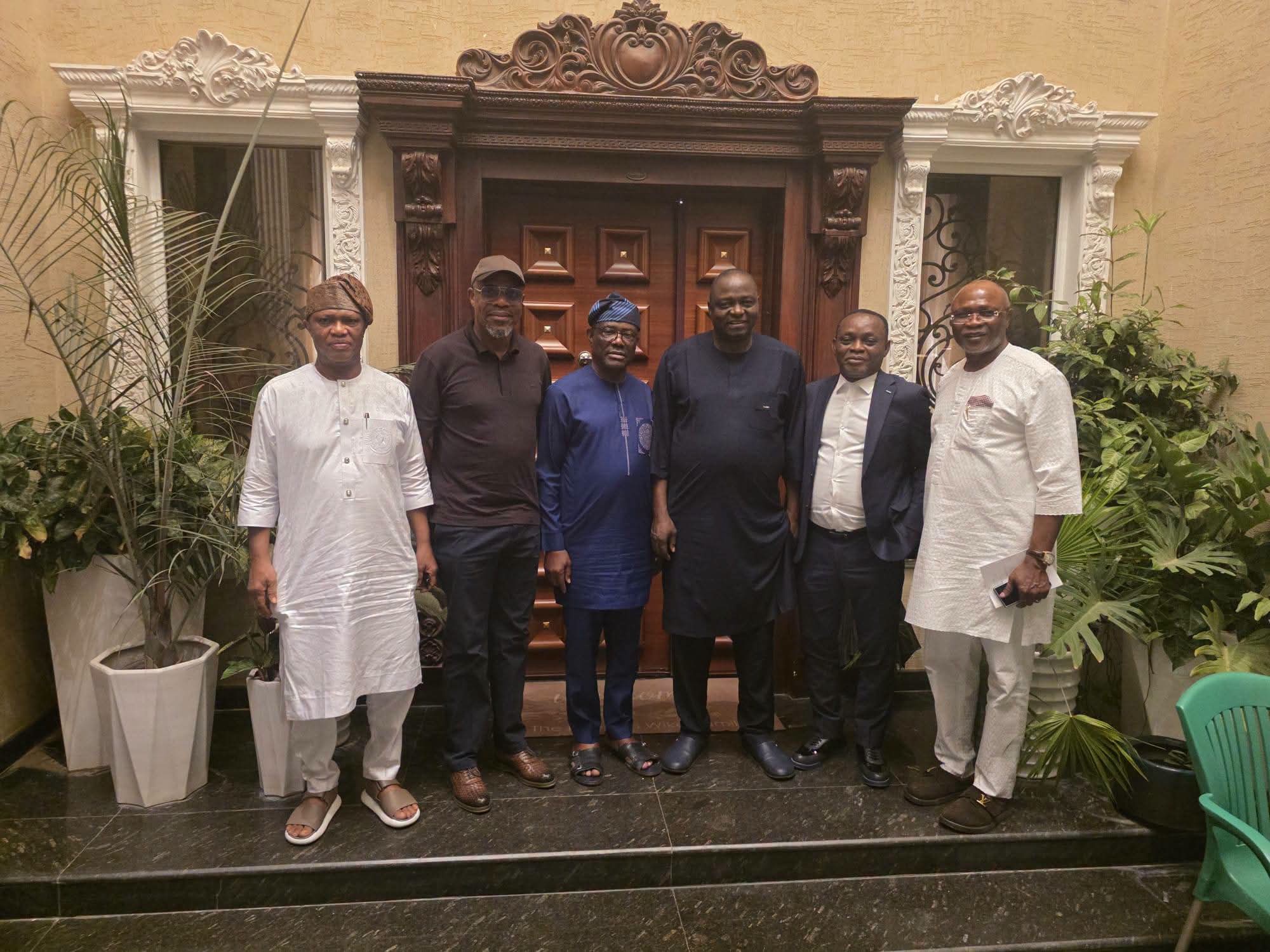 Wike Receives APC Governorship Candidate, National Chairman and Other Stakeholders in Abuja [Photos]