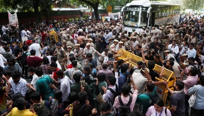 Indian protesters demand election chief’s resignation as police probe harassment claims