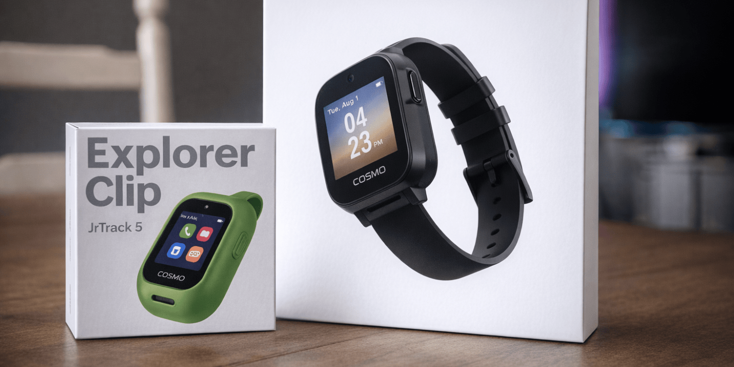 Cosmo JrTrack 5 SE: Kids’ Smartwatch That Keeps Them Connected Without Handing Them the Internet
