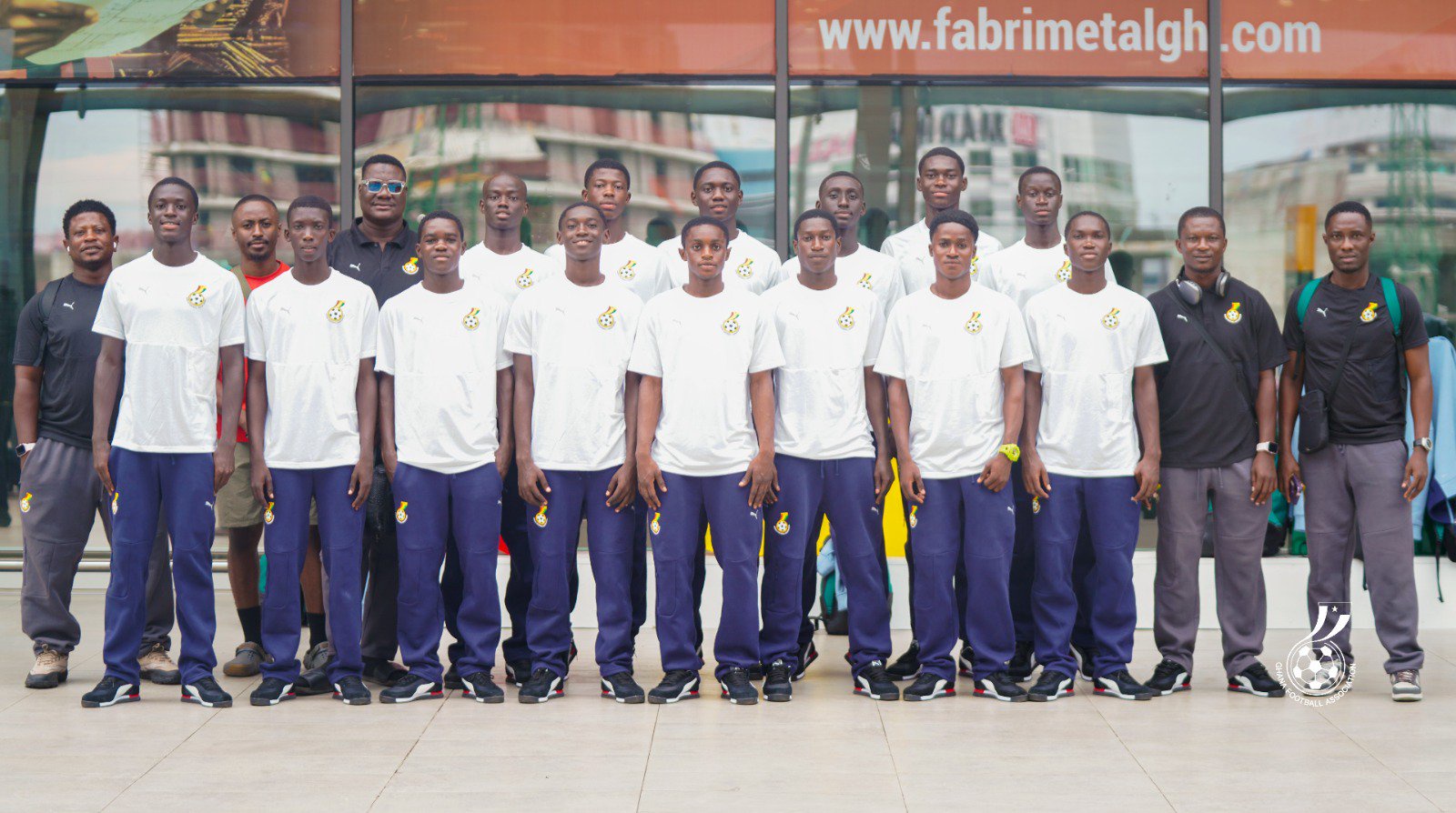 U-15 Boys depart Accra for Azerbaijan ahead of FIFA U-15 World Cup and Festival