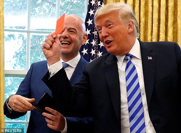 FIFA insiders allege Gianni Infantino told Donald Trump he’d ‘take care of’ USA star’s World Cup red card during murky phone call