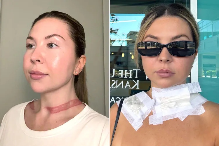 Woman Issues Warning After Her Scarf Strangled Her Because It Got Tangled in a Car Tire, Leaving a ‘Friction Burn’ (Exclusive)
