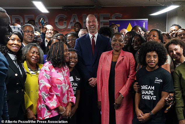 Prince William ‘blown away’ by young black scholars in charity visit with The Amos Bursary