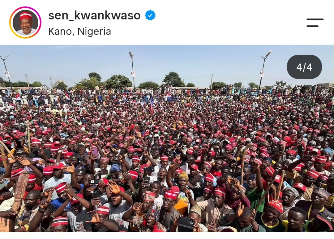 Kwankwaso Shares Moment As Supporters Welcome Him In Rogo Town