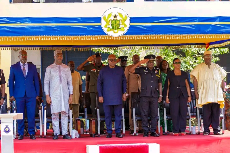 President Mahama Commends IGP And Police Service For Improved Security As He Commissions 85-Bed Ward