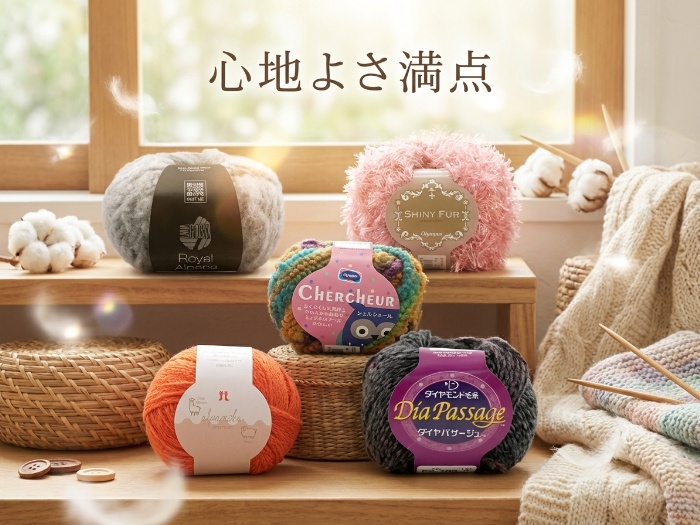 肌触り抜群！今注目の秋冬毛糸特集