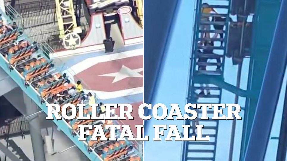 Man fell to death from Six Flags roller coaster while riding with son