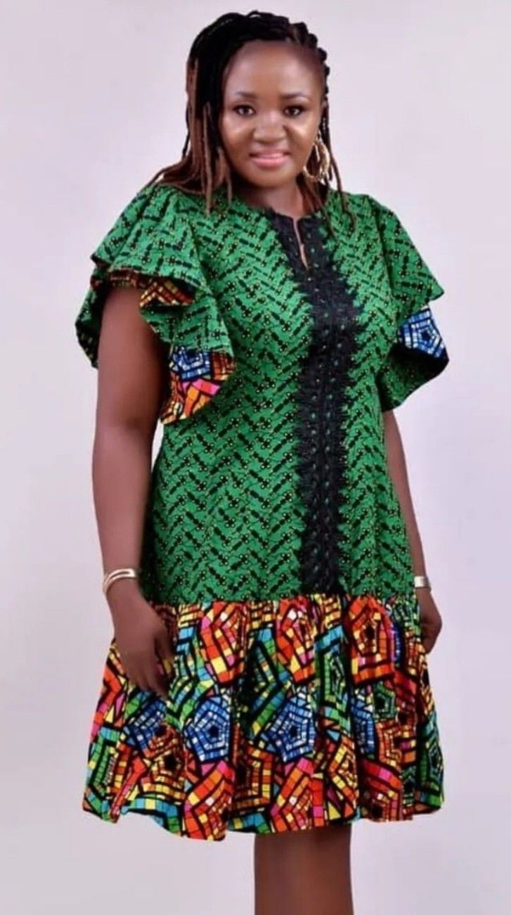 Ankara Short Gown Styles Suitable for Fashion-Minded Mothers
