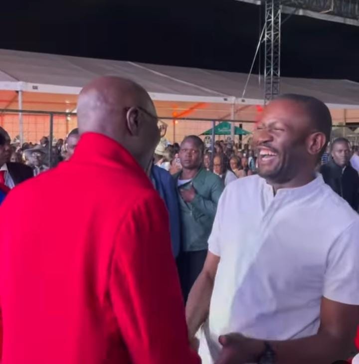 Crowd Goes Wild as Edwin Sifuna Arrives at Uhuru Gardens for Fred Obachi’s 50-Year Media Celebration