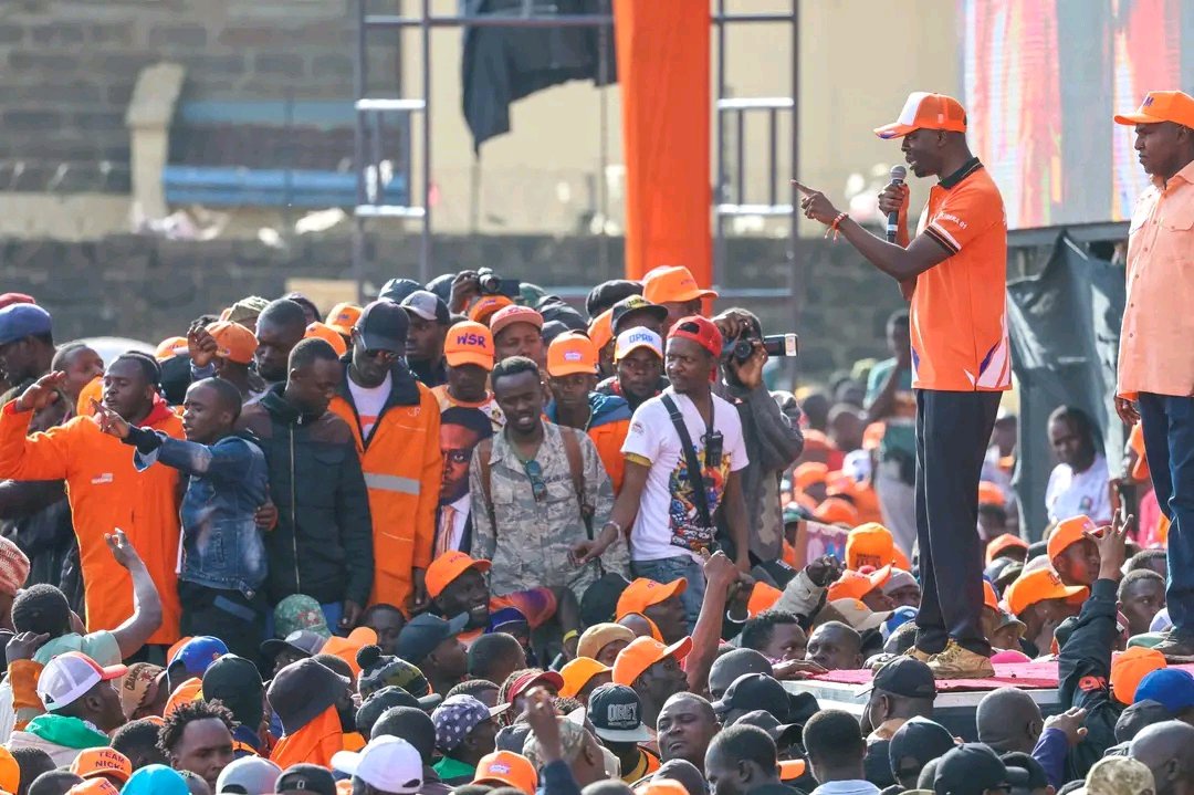 Hii Kazi ni Ngumu Kwangu”: Raila Jnr’s Difficult Moment Addressing Crowd at Jacaranda ODM Rally