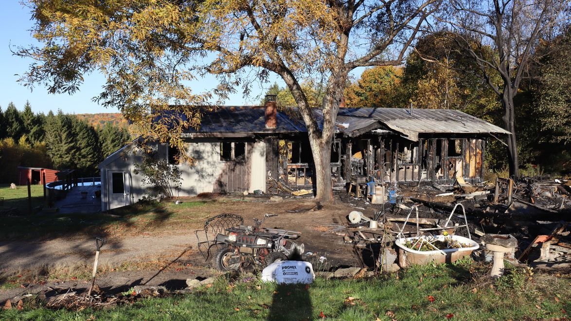 Fire in China, Maine, results in severe damage and an injured firefighter