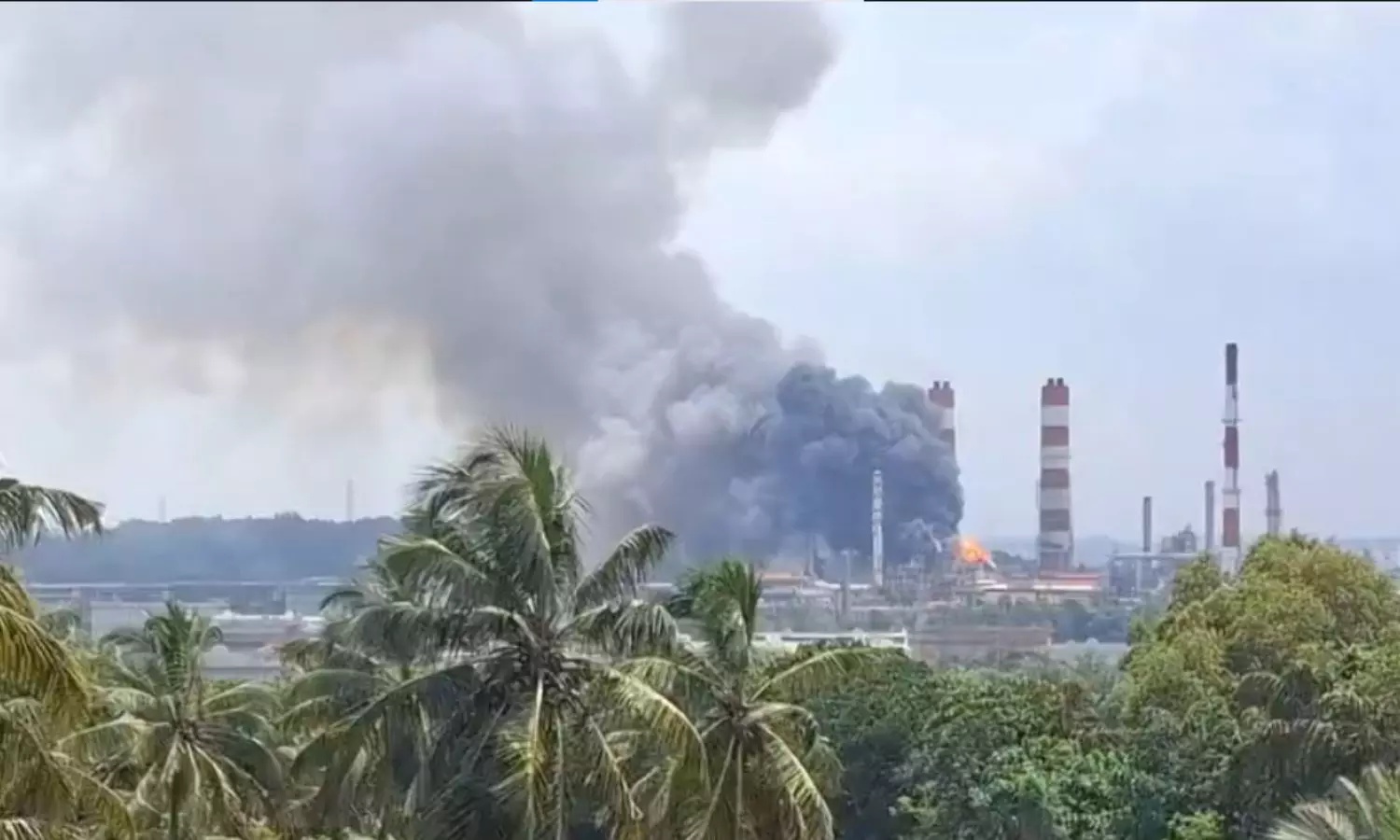 Major Blast, Fire at MRPL in Mangaluru