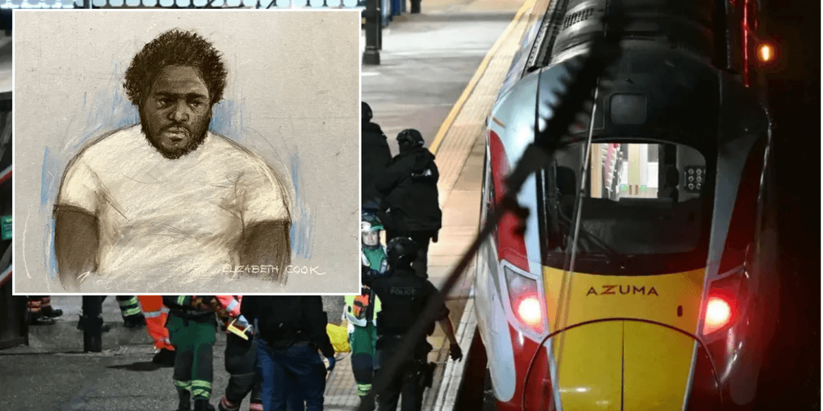Man denies attempted murder but pleads guilty to wounding people after mass stabbing on Huntingdon train