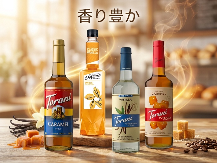 フレーバーシロップで楽しむ贅沢カフェタイム