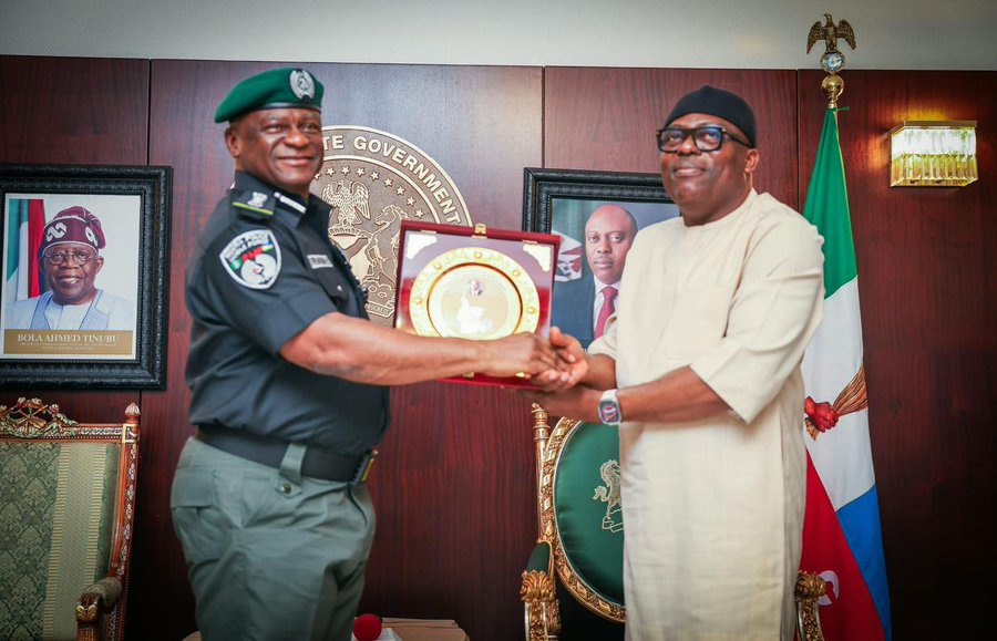 IGP Disu Visits Gov. Fubara, Reaffirms Commitment To Rivers Security